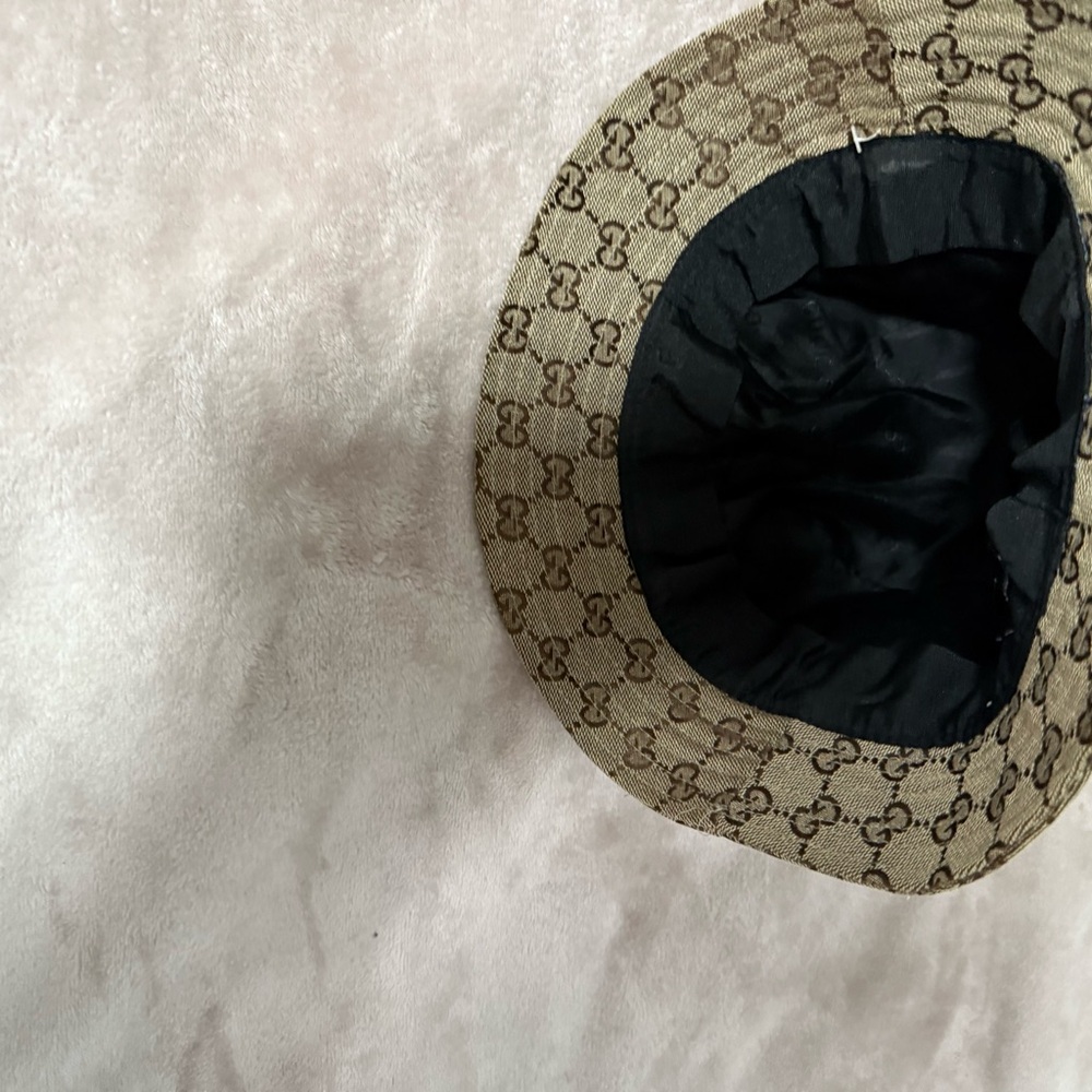 Gucci Tan Monogram Hat